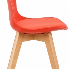 Dětská jídelní židle Lindi, červená - 3