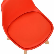 Dětská jídelní židle Lindi, červená - 5