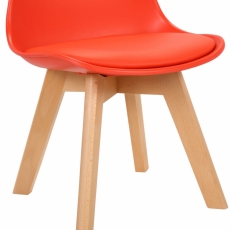 Dětská jídelní židle Lindi, červená - 6