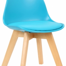 Dětská jídelní židle Lindi, modrá - 1