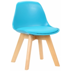 Dětská jídelní židle Lindi, modrá