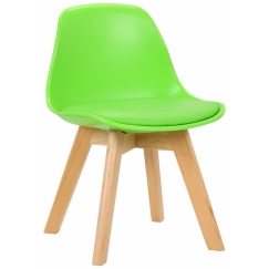 Dětská jídelní židle Lindi, zelená