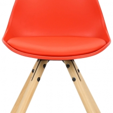 Dětská jídelní židle Nakoni, červená - 2