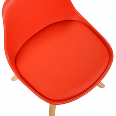 Dětská jídelní židle Nakoni, červená - 5