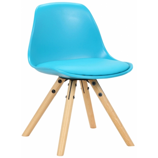 Dětská jídelní židle Nakoni, modrá - 1