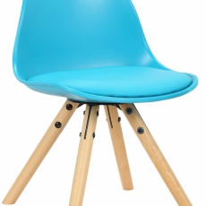 Dětská jídelní židle Nakoni, modrá - 1