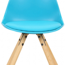 Dětská jídelní židle Nakoni, modrá - 2