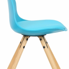 Dětská jídelní židle Nakoni, modrá - 3