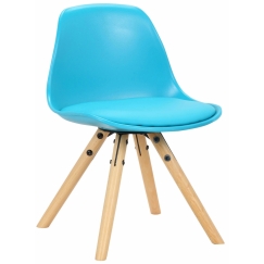 Dětská jídelní židle Nakoni, modrá