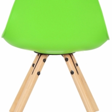 Dětská jídelní židle Nakoni, zelená - 4