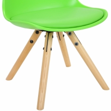 Dětská jídelní židle Nakoni, zelená - 6