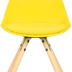 Dětská jídelní židle Nakoni, žlutá - 2
