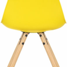 Dětská jídelní židle Nakoni, žlutá - 4