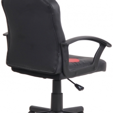 Detská kancelárska stolička Adale, čierna / červená - 4
