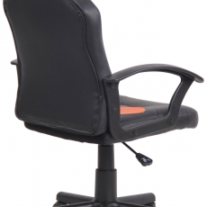 Detská kancelárska stolička Adale, čierna / oranžová - 4