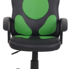 Detská kancelárska stolička Adale, čierna / zelená - 2