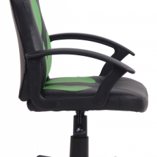 Detská kancelárska stolička Adale, čierna / zelená - 3