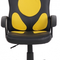 Detská kancelárska stolička Adale, čierna / žltá - 2