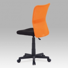 Detská kancelárska stolička Anna, čierna/oranžová - 2