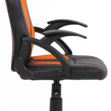 Detská kancelárska stolička Dano, čierna / oranžová - 3