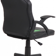 Detská kancelárska stolička Dano, čierna / zelená - 4
