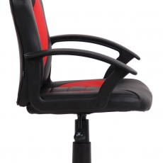 Detská kancelárska stolička Femes, čierna / červená - 3