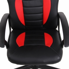 Detská kancelárska stolička Femes, čierna / červená - 7