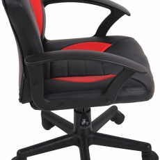 Detská kancelárska stolička Femes, čierna / červená - 8