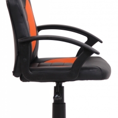 Detská kancelárska stolička Femes, čierna / oranžová - 3