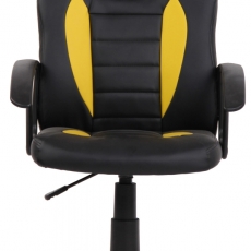 Detská kancelárska stolička Femes, čierna / žltá - 2