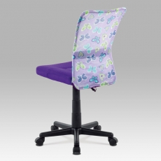 Detská kancelárska stolička Rufin, fialová/motív - 2