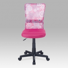 Detská kancelárska stolička Rufin, ružová/motív - 2
