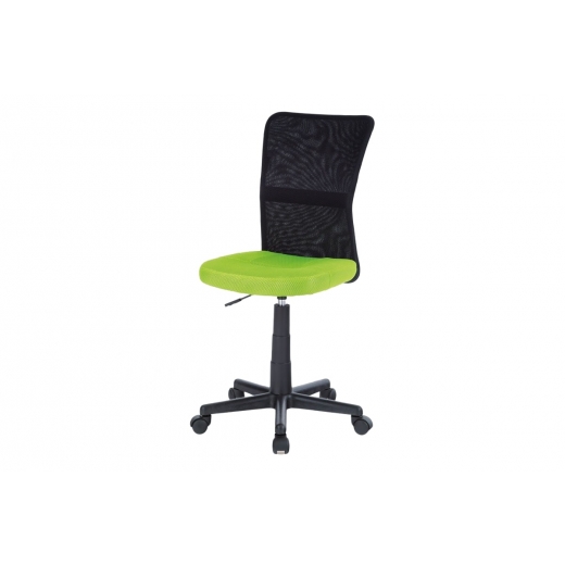 Detská kancelárska stolička Rufin, zelená/čierna - 1