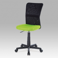 Detská kancelárska stolička Rufin, zelená/čierna - 2