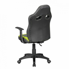 Detská kancelárska stolička Speedy, syntetická koža, zelená - 5