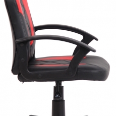 Detská kancelárska stolička Tafo, čierna / červená - 3