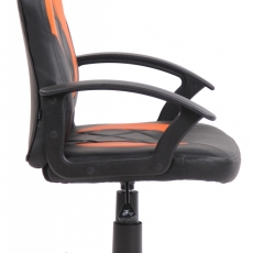 Detská kancelárska stolička Tafo, čierna / oranžová - 3