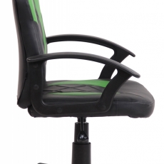 Detská kancelárska stolička Tafo, čierna / zelená - 3