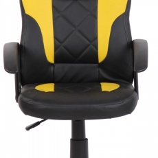 Detská kancelárska stolička Tafo, čierna / žltá - 2