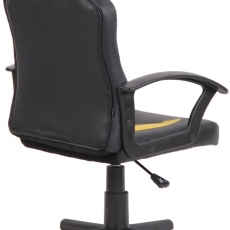 Detská kancelárska stolička Tafo, čierna / žltá - 4