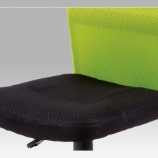 Dětská kancelářská židle Anna, černá/zelená - 3