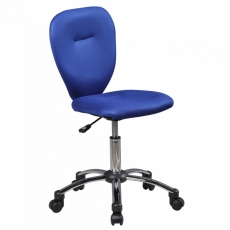 Dětská kancelářská židle Anna, síťovina, modrá - 1