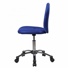 Dětská kancelářská židle Anna, síťovina, modrá - 5