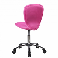 Dětská kancelářská židle Anna, síťovina, růžová - 6