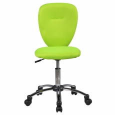 Dětská kancelářská židle Anna, síťovina, zelená - 4