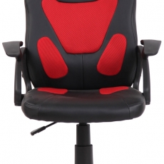 Dětská kancelářská židle Dano, černá / červená - 2