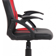 Dětská kancelářská židle Dano, černá / červená - 3