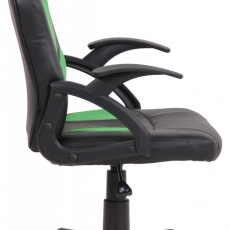 Dětská kancelářská židle Dano, černá / zelená - 3