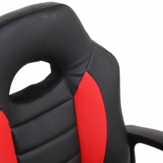 Dětská kancelářská židle Femes, černá / červená - 5