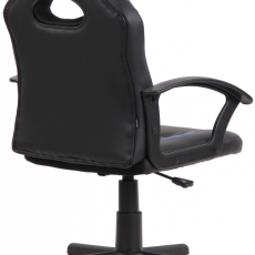 Dětská kancelářská židle Femes, černá / modrá - 4